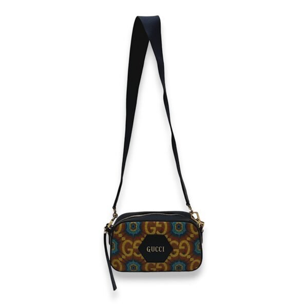 GG Supreme 100 Kaleidoscope Multi-colour Shoulder Bag in Coated Canvas, Gold hardware - Image 7