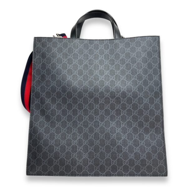 GG Supreme Monogram Appia  Tote bag in Monogram coated canvas, Silver Hardware - Image 2