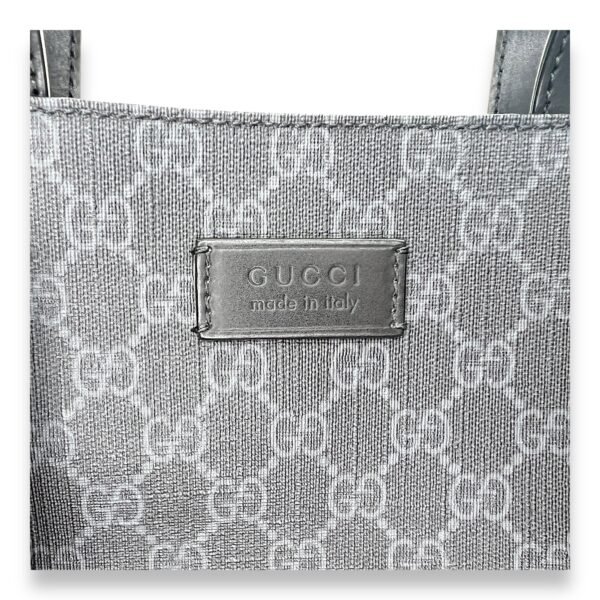 GG Supreme Monogram Appia  Tote bag in Monogram coated canvas, Silver Hardware - Image 6