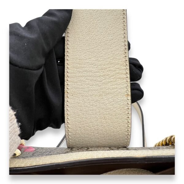 GG Supreme Top Handle Bag Small Beige in Canvas, Gold hardware - Image 7
