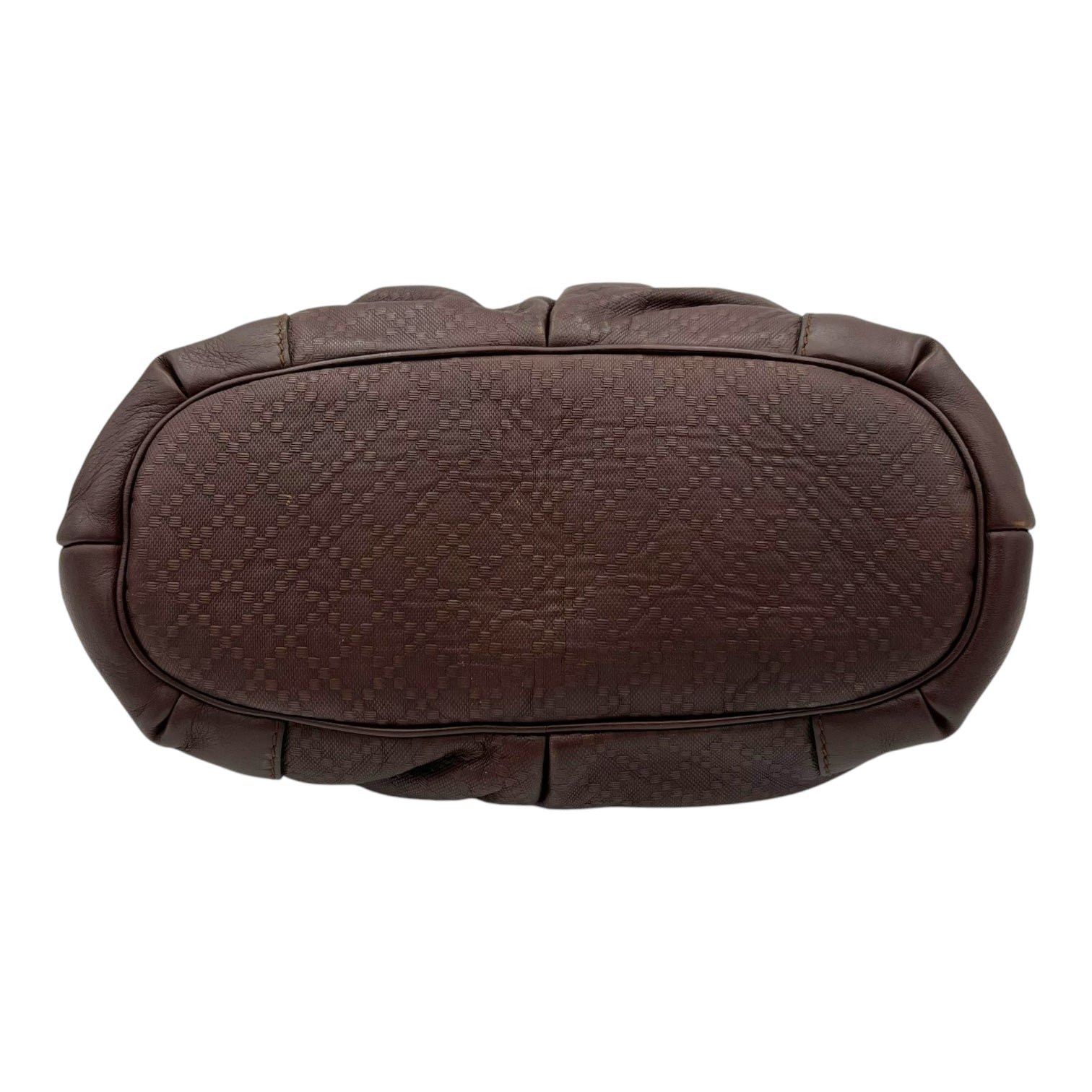 GG Top Handle Bag Brown in Calfskin, Gold hardware - Image 5