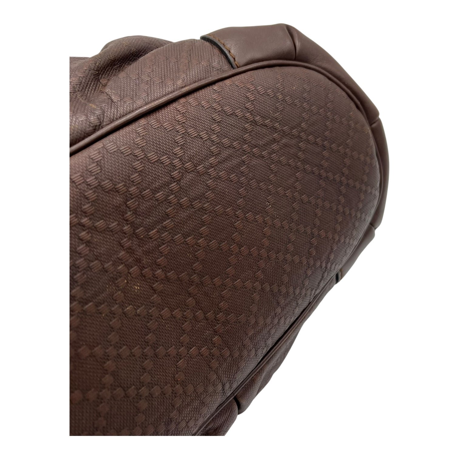 GG Top Handle Bag Brown in Calfskin, Gold hardware - Image 6