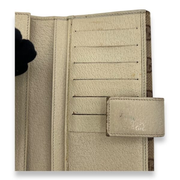 GG Wallet Brown in Canvas, Gold hardware - Image 10