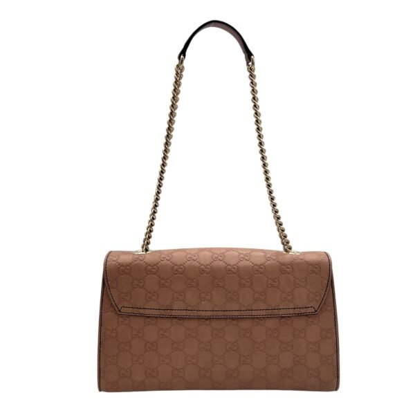 Guccissima Brown Shoulder Bag in Calfskin, Gold hardware - Image 2