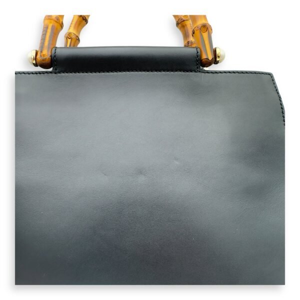 Bamboo Nymphaea Top Handle Bag in Calfskin, Gold hardware - Image 10