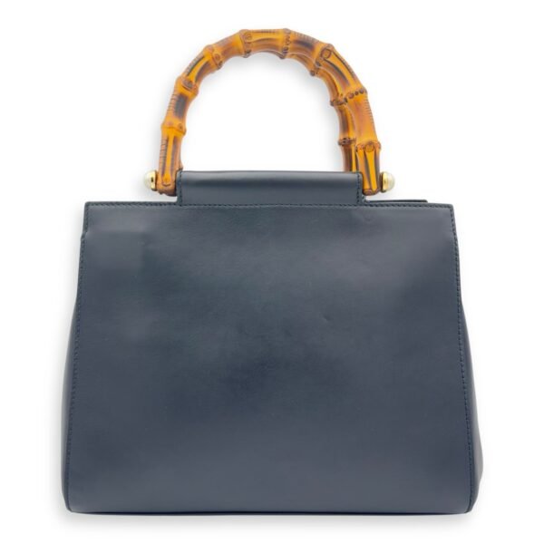 Bamboo Nymphaea Top Handle Bag in Calfskin, Gold hardware - Image 2