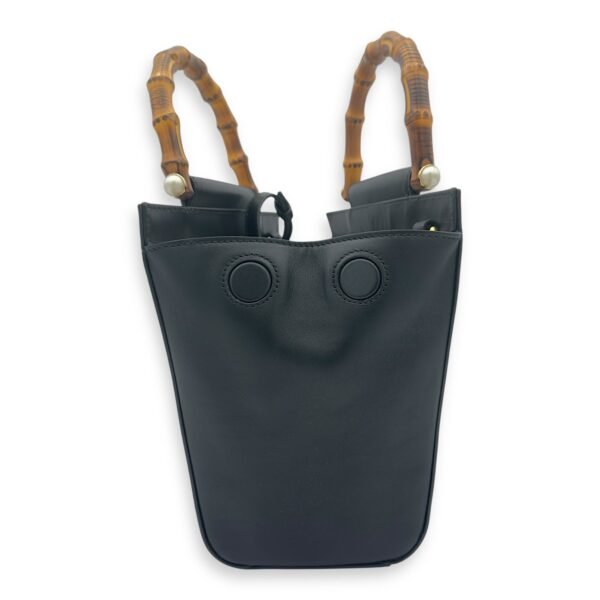 Bamboo Nymphaea Top Handle Bag in Calfskin, Gold hardware - Image 5