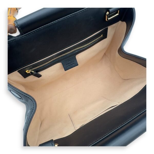Bamboo Nymphaea Top Handle Bag in Calfskin, Gold hardware - Image 7