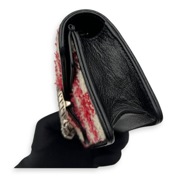 Dionysus Super Mini Red Crossbody Bag in Tweed, Ruthenium hardware - Image 11