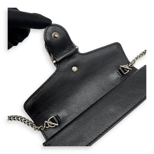 Dionysus Super Mini Red Crossbody Bag in Tweed, Ruthenium hardware - Image 18