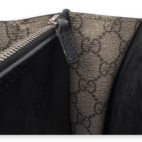 Dionysus Shoulder Bag Beige in Coated Canvas, Silver hardware - Image 13