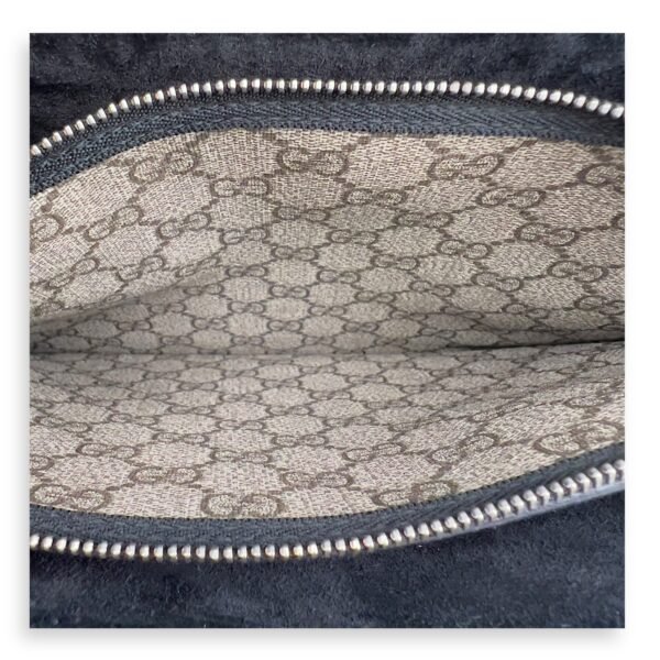 Dionysus Shoulder Bag Beige in Coated Canvas, Silver hardware - Image 16