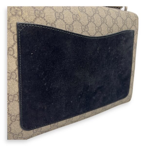 Dionysus Shoulder Bag Beige in Coated Canvas, Silver hardware - Image 27