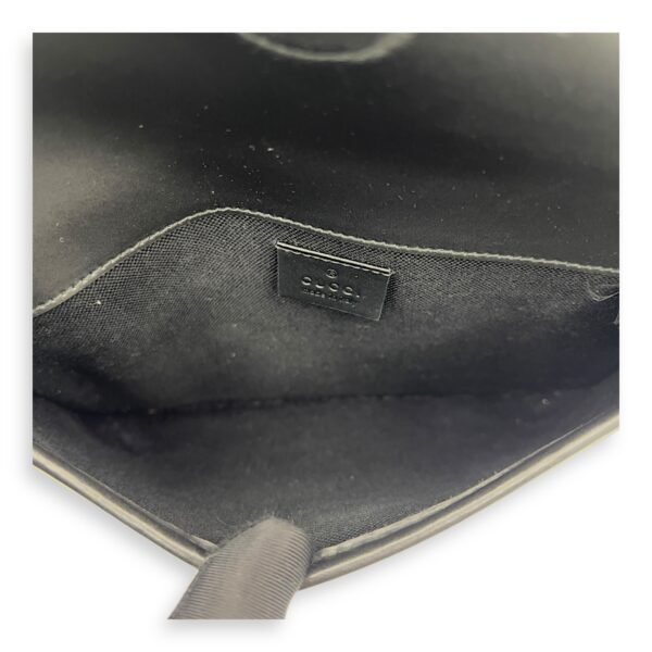 GG Supreme Belt Bag Black in Monogram Coated Canvas, Silver hardware - Image 5