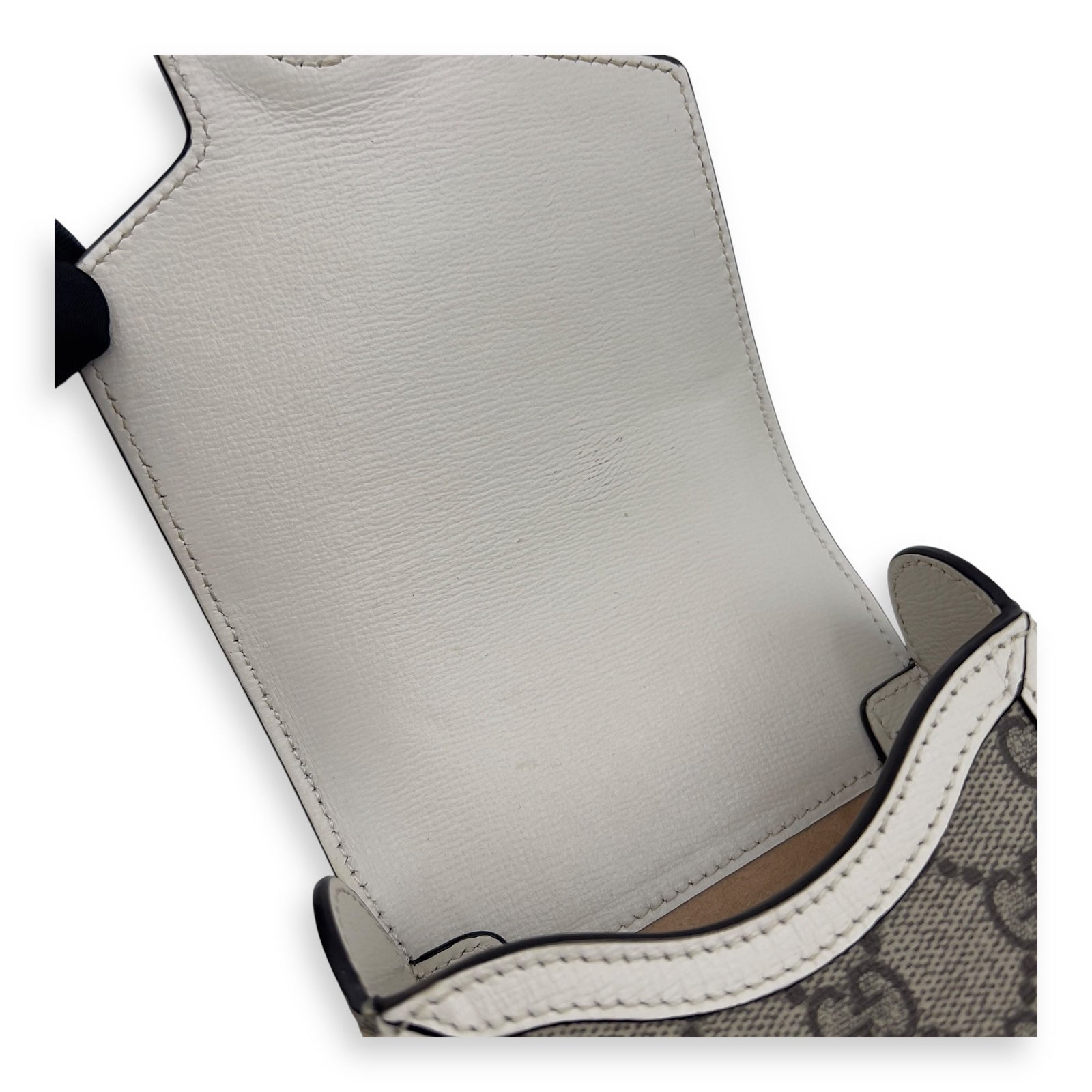 Horsebit 1955 Brown Crossbody Bag in Monogram Coated Canvas, Gold hardware - Image 20