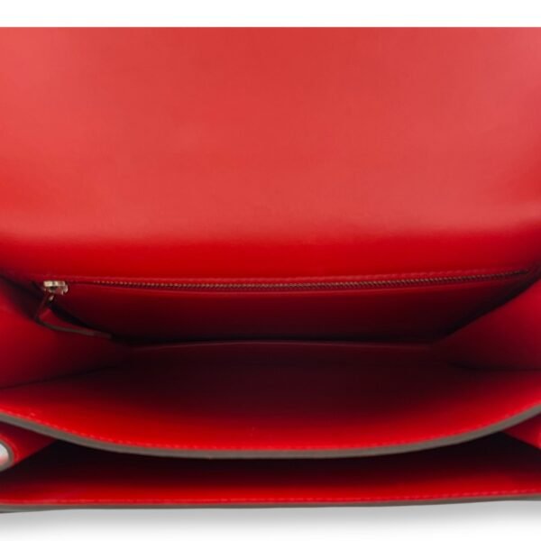 2002 20 Rouge De Coeur in Evercolor, Palladium hardware - Image 6