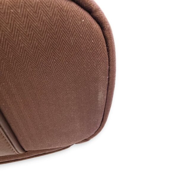 Acapulco Vanity Chocolate in Toile, Palladium hardware - Image 2