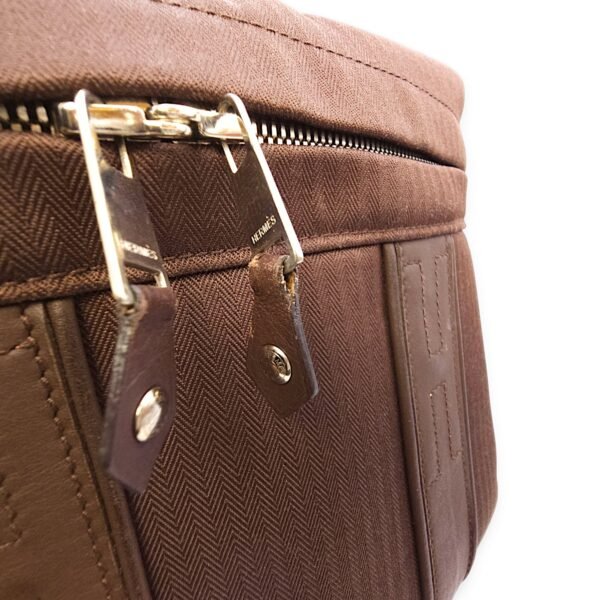 Acapulco Vanity Chocolate in Toile, Palladium hardware - Image 3
