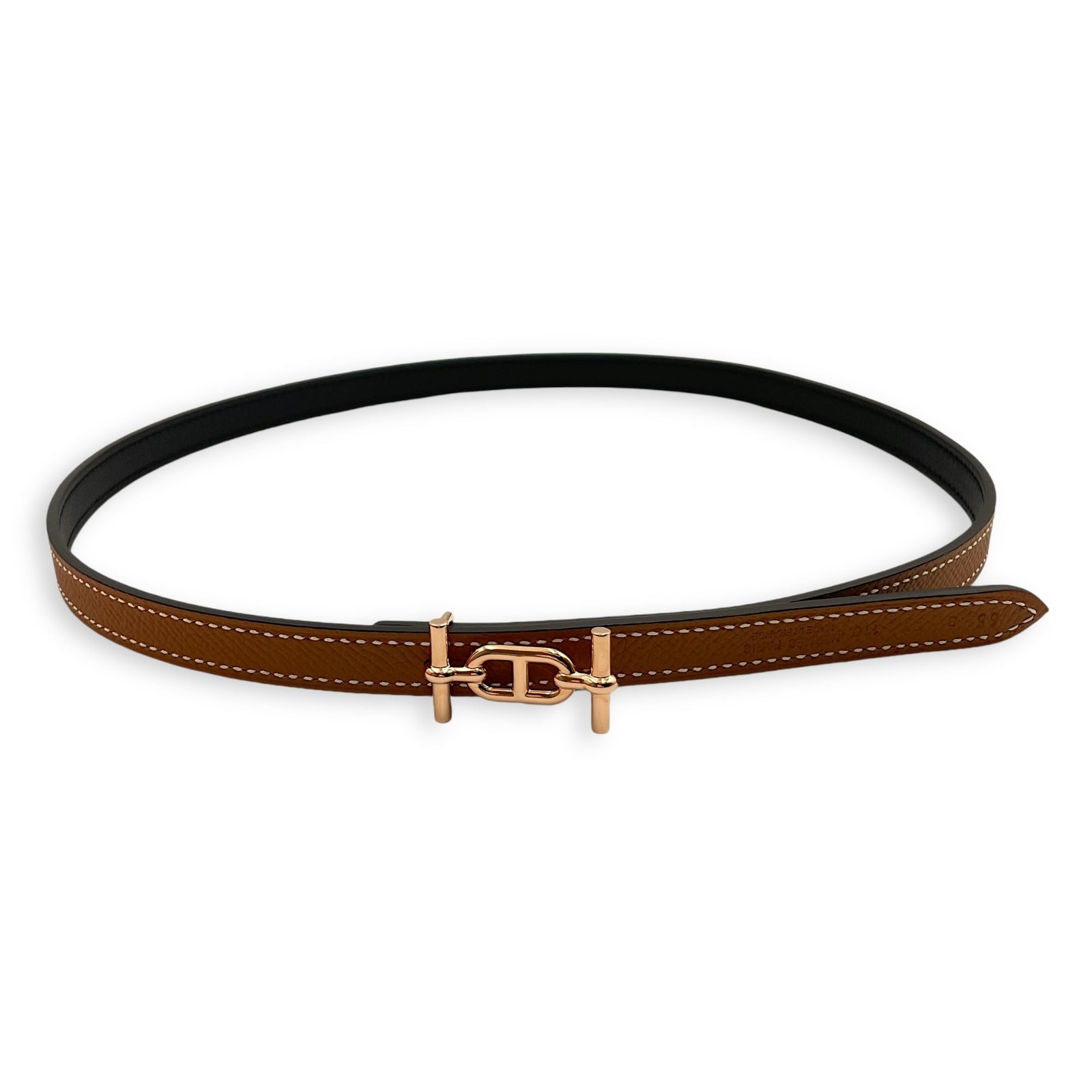 Ancre 65 Gold/Black Belt in Epsom/Swift, Rose Gold hardware