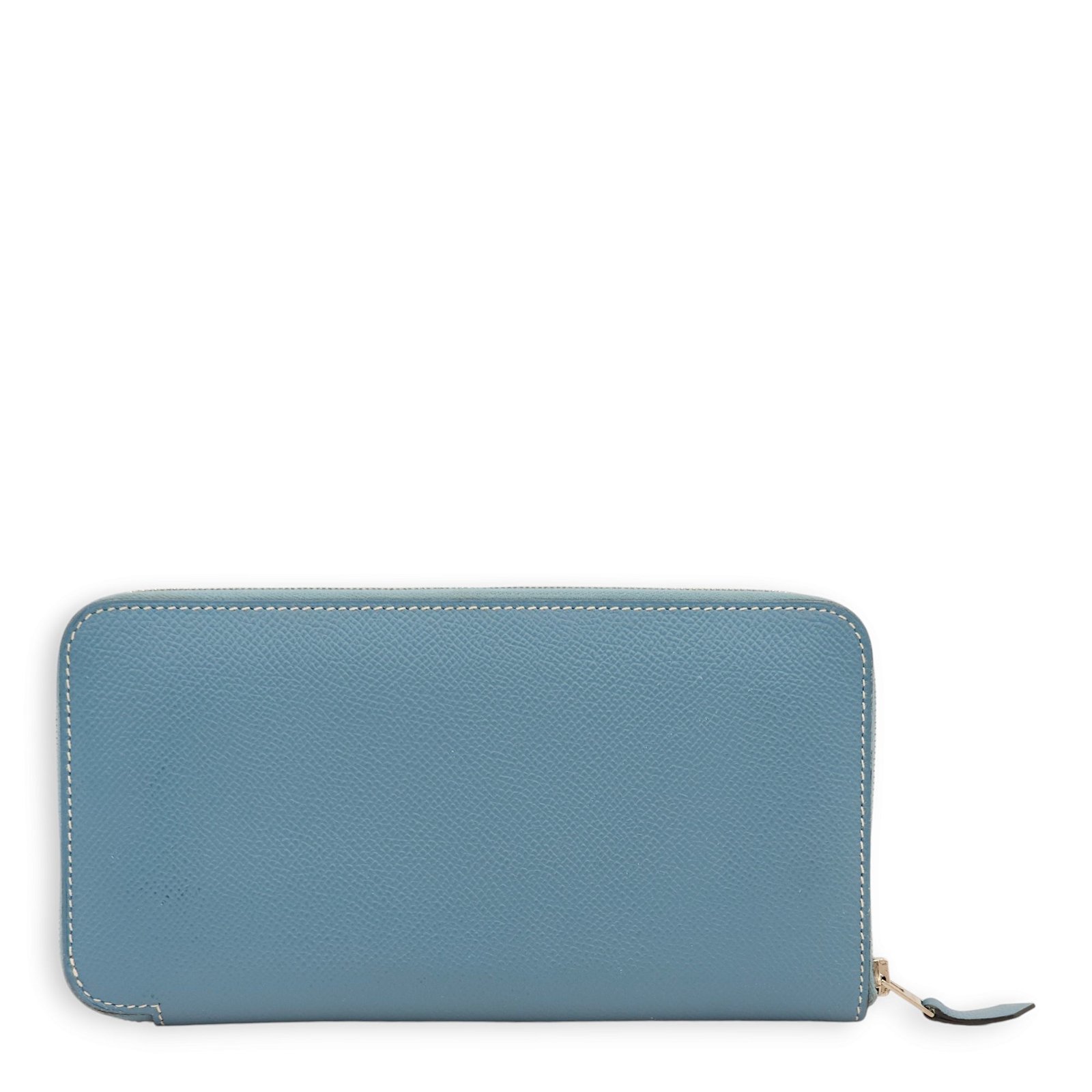 Azap Blue Jean Wallet in Epsom, Palladium hardware - Image 2