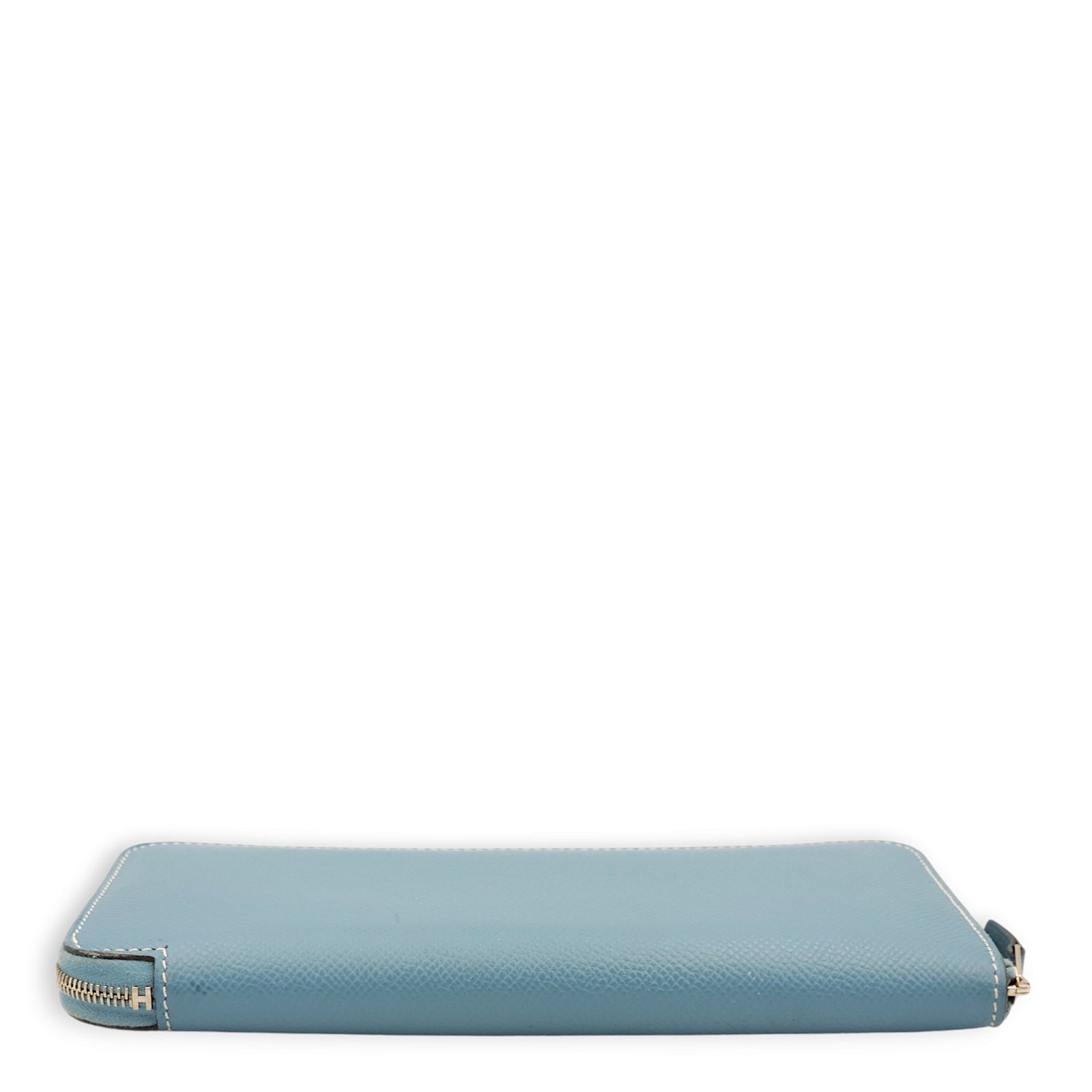 Azap Blue Jean Wallet in Epsom, Palladium hardware - Image 9