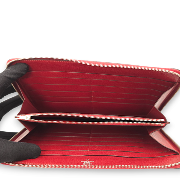 Azap TGM Rouge Wallet in Shiny Alligator, Palladium hardware - Image 6