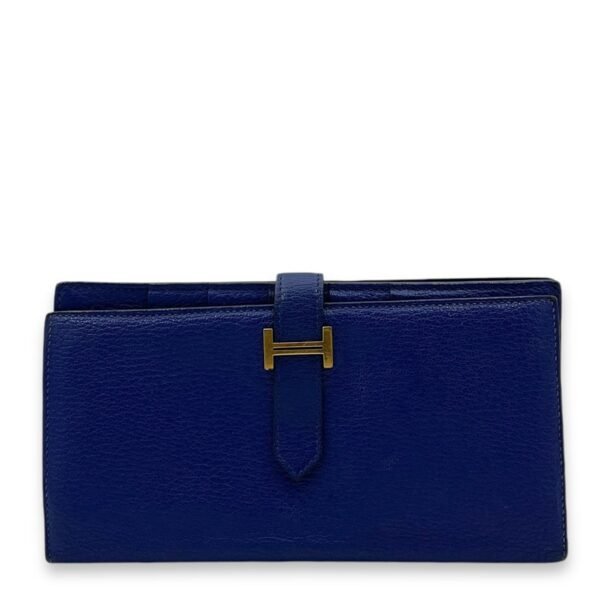 Bearn Blue in Chevre Mysore, Gold hardware