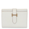 Bearn Combine Blue Brume Wallet in Chevre Mysore, Palladium hardware