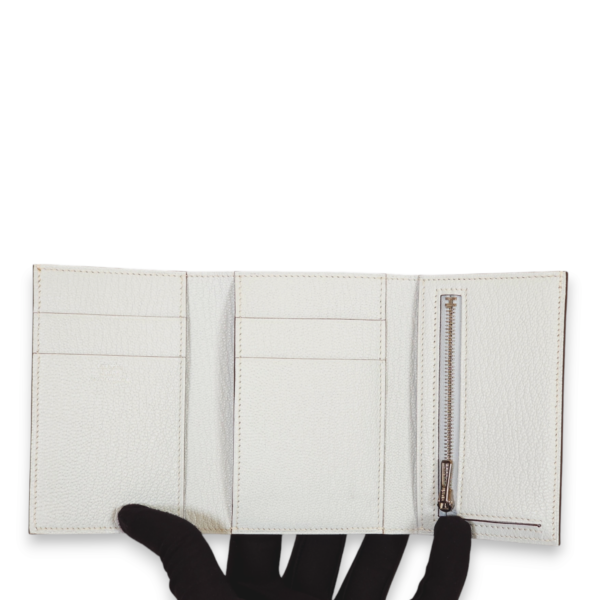 Bearn Combine Blue Brume Wallet in Chevre Mysore, Palladium hardware - Image 3
