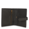 Bearn Compact Black Wallet in Epsom, Rose Gold hardware - Image 3