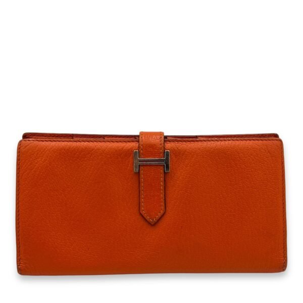 Bearn Orange in Chevre Mysore, Palladium hardware