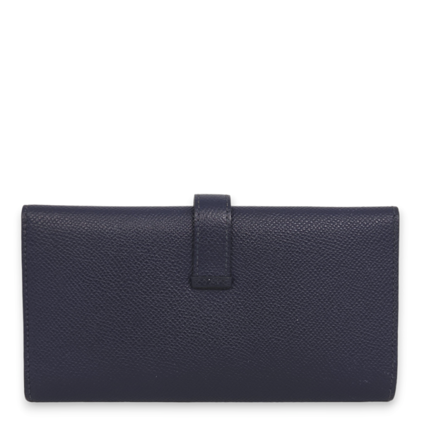Bearn Tri Fold Blue Sapphire Wallet in Epsom, Palladium hardware - Image 2