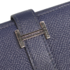 Bearn Tri Fold Blue Sapphire Wallet in Epsom, Palladium hardware - Image 5