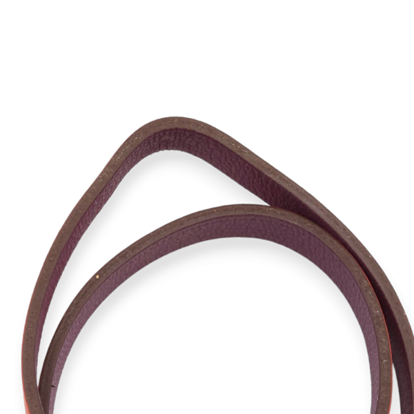 Behapi Double Tour Small Anemone/Capucine Bracelet in Swift, Gold hardware - Image 3