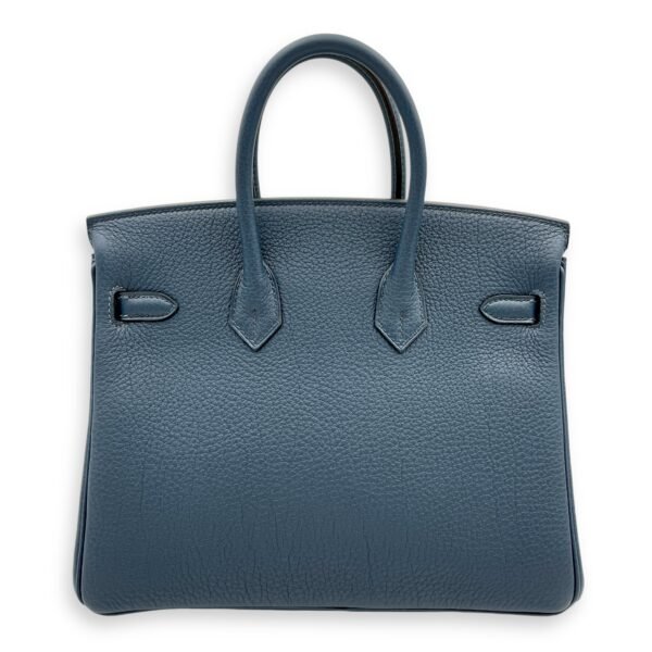 Birkin 25 Blue De Prusse in Togo, Gold hardware - Image 2