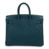 Birkin 25 Cobalt in Togo, Palladium hardware - Image 2