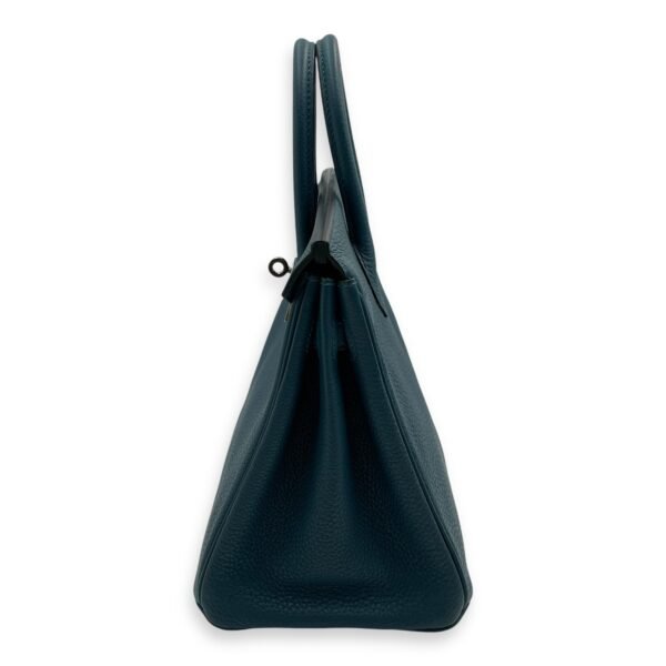 Birkin 25 Cobalt in Togo, Palladium hardware - Image 4