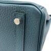 Birkin 25 Cobalt in Togo, Palladium hardware - Image 7