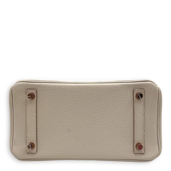 Birkin 25 Craie in Togo, Rose Gold hardware - Image 5
