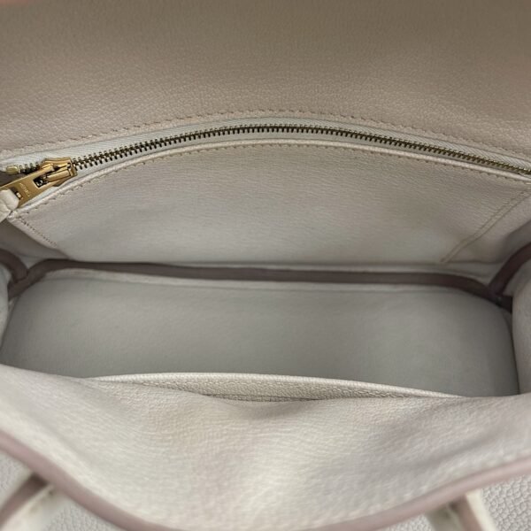 Birkin 25 Craie in Togo, Rose Gold hardware - Image 6
