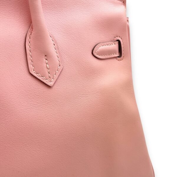 Birkin 25 Rose Sakura in Swift, Gold hardware - Image 6