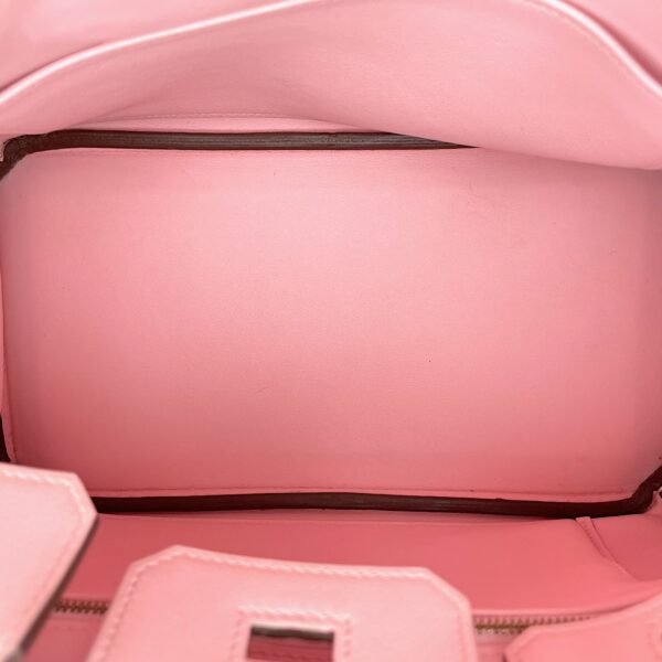 Birkin 25 Rose Sakura in Swift, Gold hardware - Image 9
