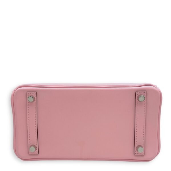 Birkin 25 Rose Sakura in Veau Jonathan, Palladium hardware - Image 5