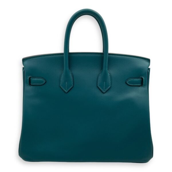 Birkin 25 Vert Bosphore in Swift, Gold hardware - Image 2