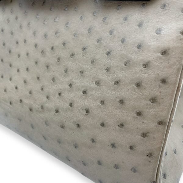 Birkin 30 Gris Asphalt in Ostrich, Gold hardware - Image 7