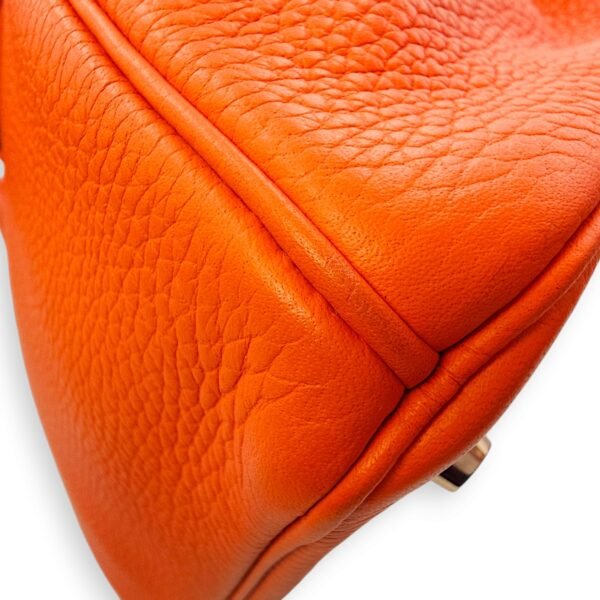 Birkin 30 Orange Poppy in Clemence, Palladium hardware - Image 9