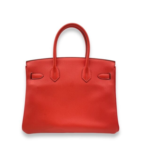 Birkin 30 Rose Jaipur in Epsom, Palladium hardware - Image 2