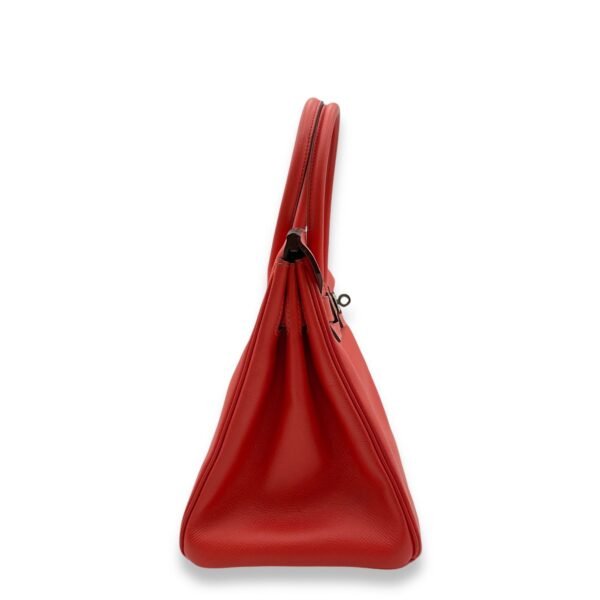 Birkin 30 Rose Jaipur in Epsom, Palladium hardware - Image 3
