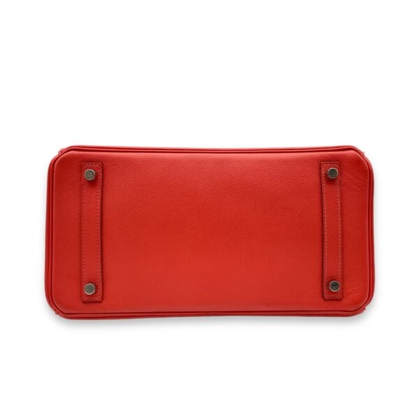 Birkin 30 Rose Jaipur in Epsom, Palladium hardware - Image 5