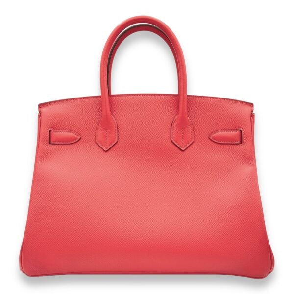 Birkin 30 Rose Jaipur in Epsom, Palladium hardware - Image 2